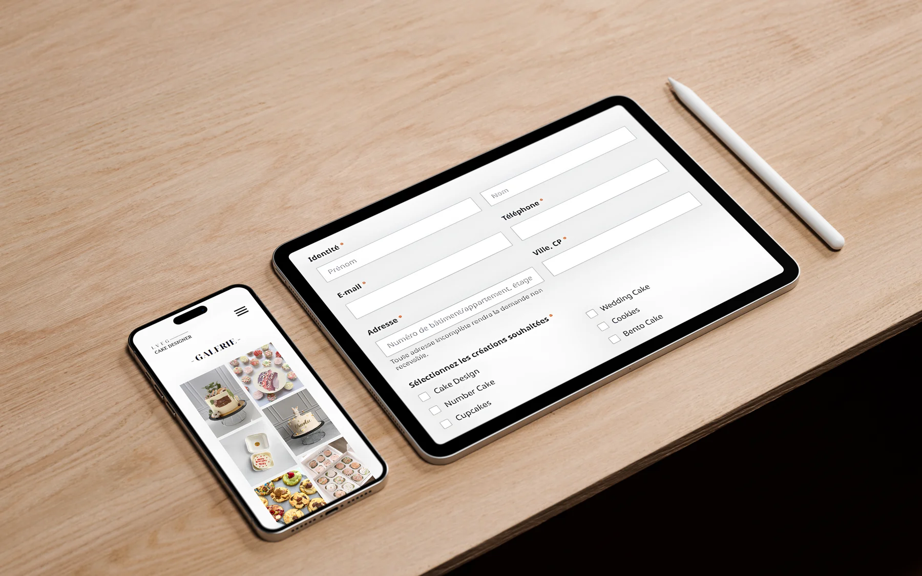 Le site sur mobile et tablette