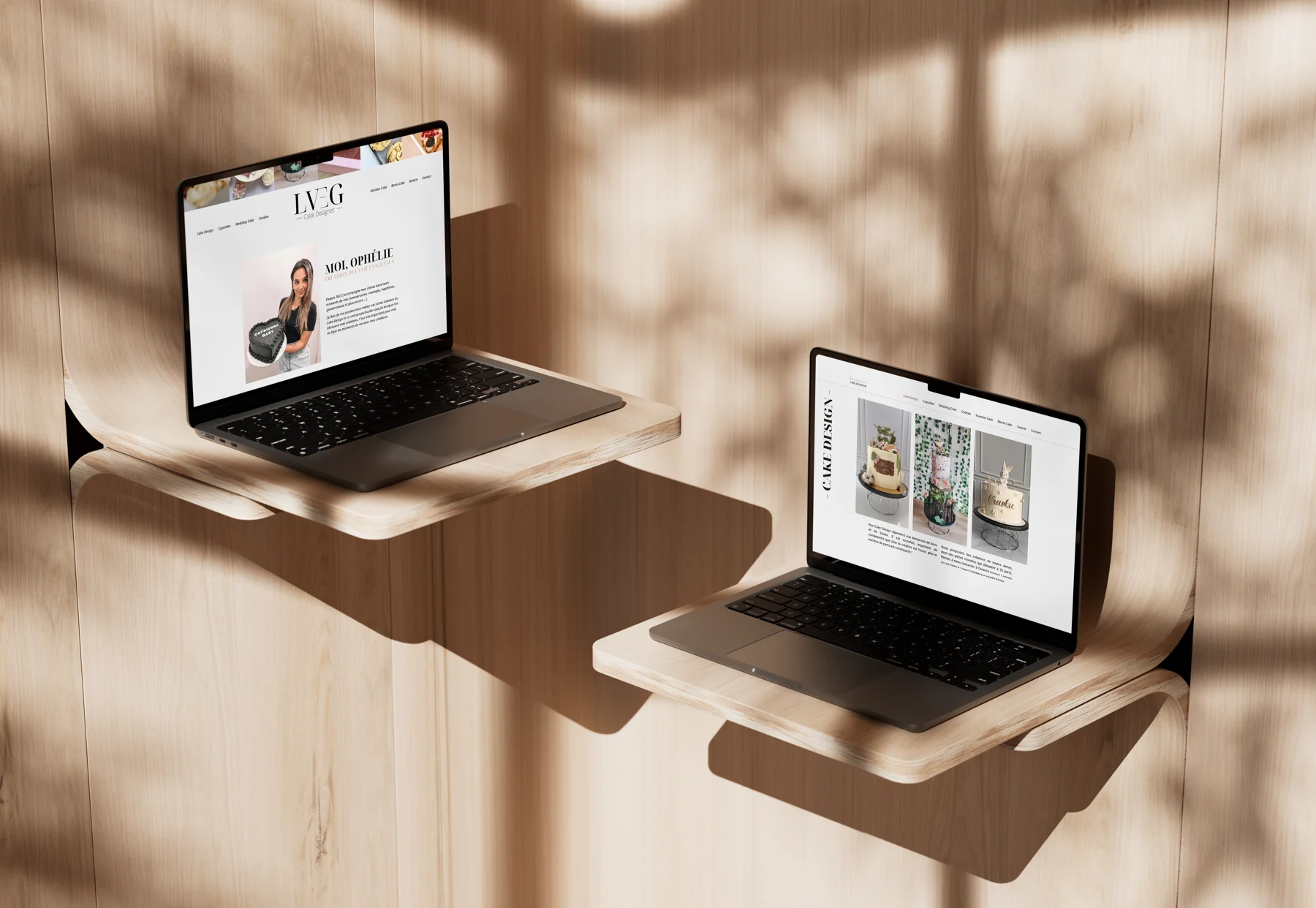 Le site sur deux ordinateurs